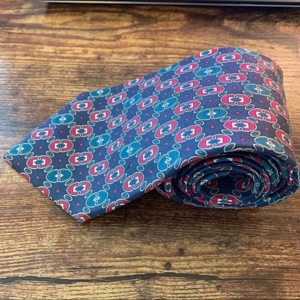 Christian Dior Vintage 100% Silk Tie - Picture 4 of 6